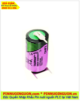 Tadiran SL-550; Pin nuôi nguồn PLC Tadiran SL-550 lithium 3.6v 1/2AA 900mAh _Xuất xứ Israel